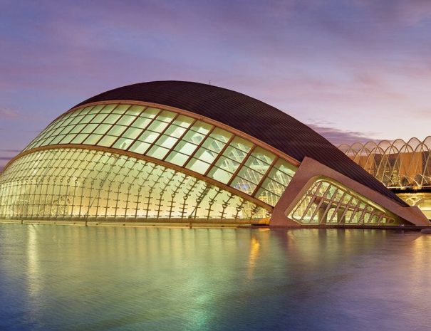 Venue in the City of Arts and Sciences in Valencia in Spain