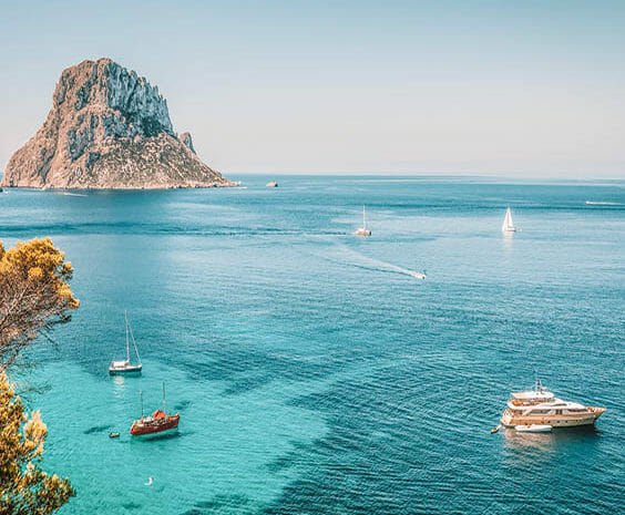 voyage à Ibiza sortie en bateau