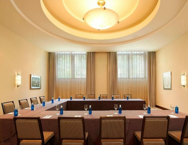 Business meeting room in Westin hotel in Valencia in Spain