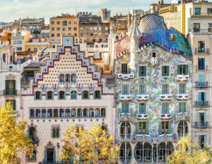 Gaudi's Casa Batllo in Barcelona