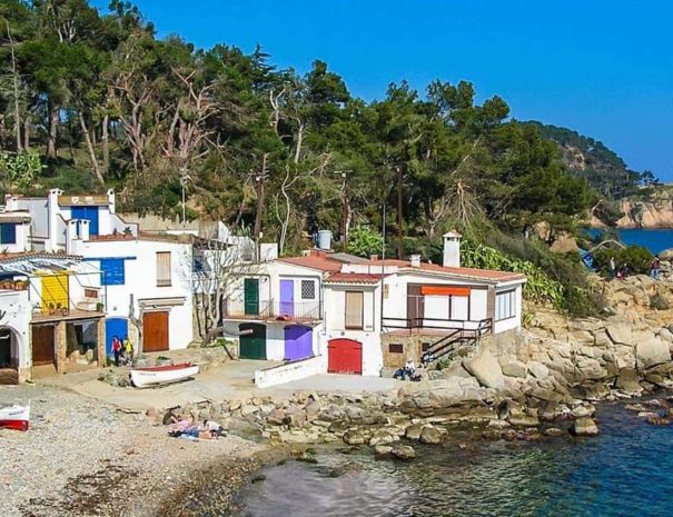 Costa brava fishermen houses