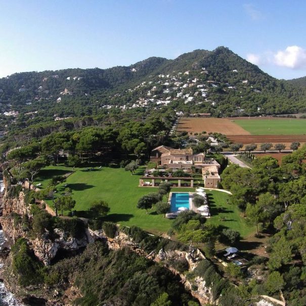 View over Can Simoneta hotel in Mallorca