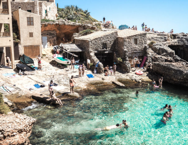 Secret beach in Mallorca