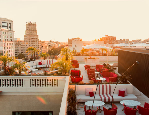 Rooftop de l'hôtel Almanac à Barcelone