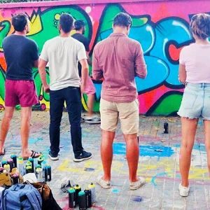 Best street art team building spain