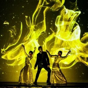 Spectacle de danse et mapping pour une soirée de gala