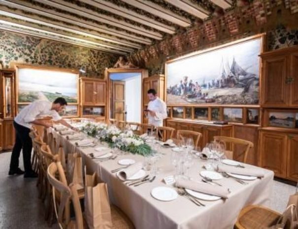 Ubicación excepcional para una cena de gala en Barcelona