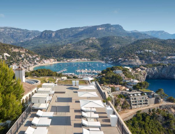 Best rooftop venue in Port Soller in Mallorca