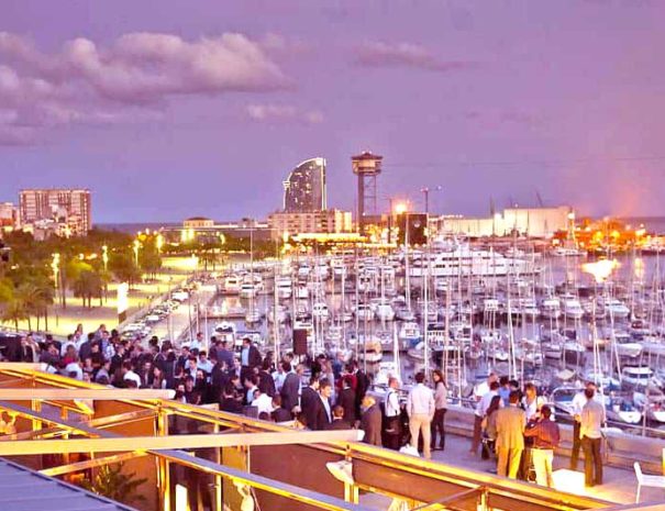 Best rooftop for a gala dinner in barcelona during a corporate event in spain