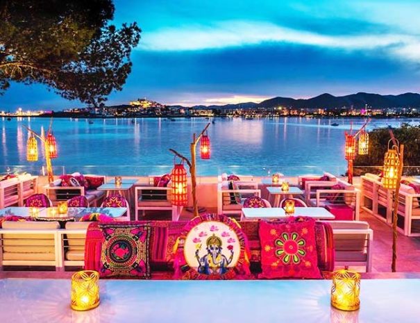 El mejor lugar con vistas al mar para su evento corporativo o cena de gala en Ibiza