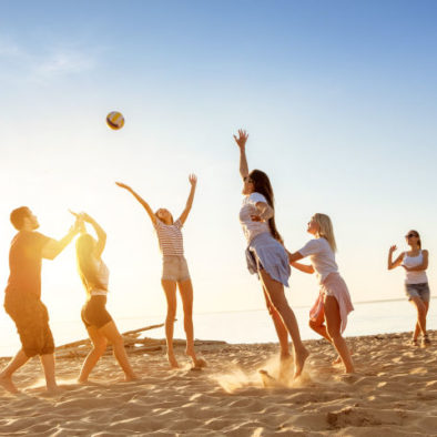 Team building beach volley barcelone