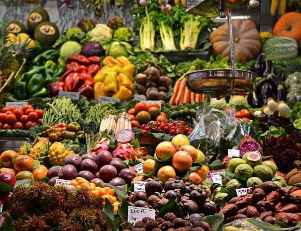 Barcelona guided by a local boqueria market