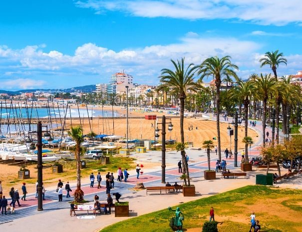 Sitges Beach front, perfect business trip destination