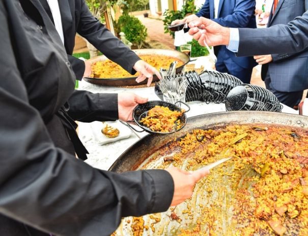 corporate event spain paella