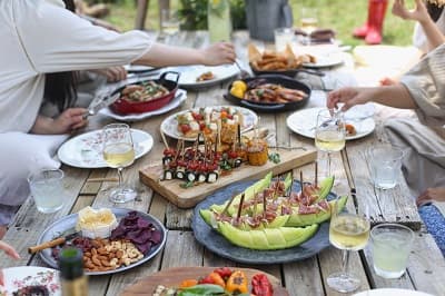 Dégustation repas en Catalogne