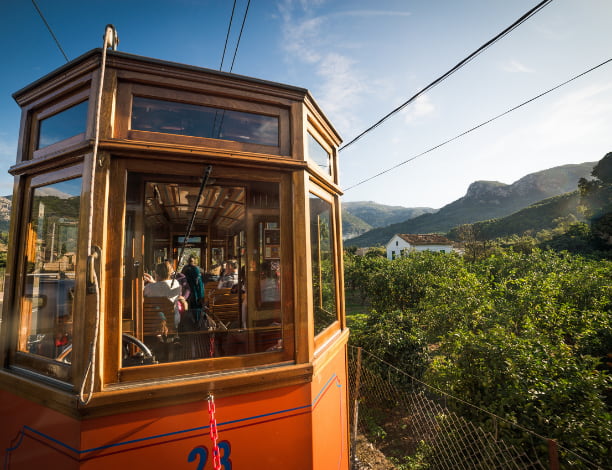 Train Port soller Majorque