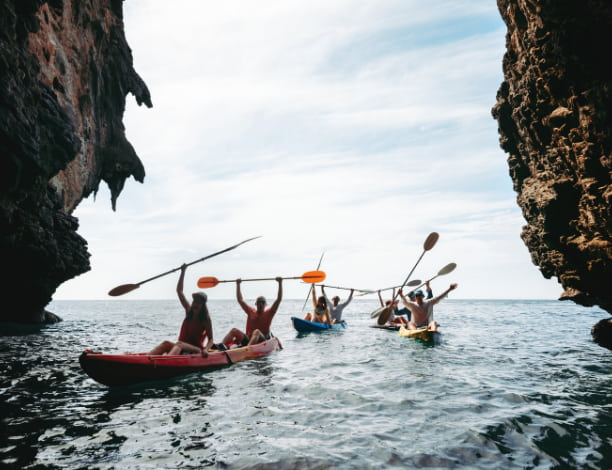 Team Building Minorque canoe