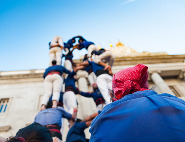 Tour humaine castellers Barcelone