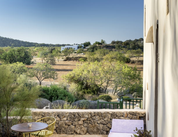 Vue Finca Ibiza