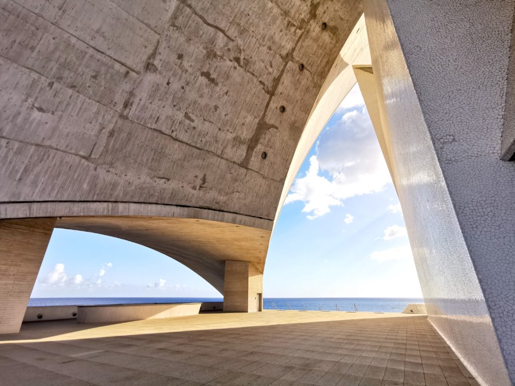 Architecture de l'auditorium de Tenerife, Santa Cruz de Tenerife