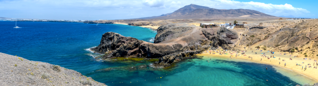 Playa de Papagayo en Lanzarote