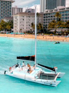 Catamaran in Barcelona