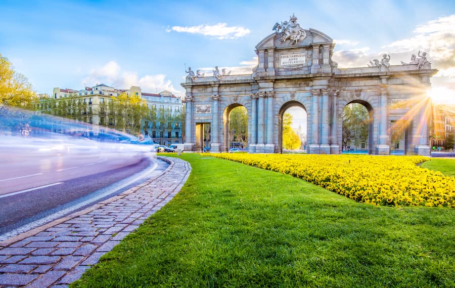 porte alcala a madrid