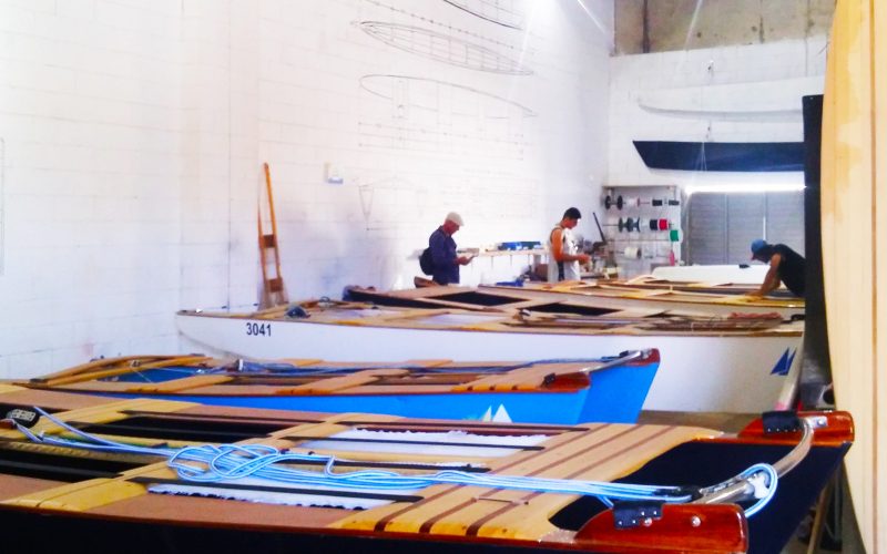 Secret Barcelona - Traditionnal Catalan catamaran workshop boat